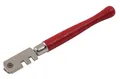 Glasschneider mit 6 Schneidrädchen und Abbrechkante Länge 130 mm Sechsrad Glas