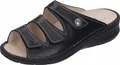 Finn Comfort Carcina Nappaseda schwarz Damen Pantolette in Schwarz, Größe 38