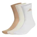 adidas Performance adidas Sportsocken Crew Cushioned (Fußgewölbeunterstützung, durchgehend gepolstert) beige/braun/weiss - 3 Paar