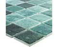 Mosafil Mosaikfliesen Glas Schwimmbad Pool Mosaik Fliesen Baltic 38x38 mm, Glas 31.600x31.600, grün, Punktverklebt - Frostsicher - Wasserdicht - Wasserfest - Rutschfest