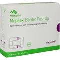 2x MEPILEX Border Post-OP Verband haftend 6x8 cm 10 ST