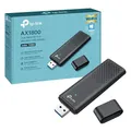 TP-Link Archer TX20U WLAN Stick Für PC, 𝐖𝐢𝐅𝐢 𝟔 AX1800 Dual Band, nur Kompatibel mit Windows 11/10, USB 3.0, MU-MIMO, OFDMA, WPA3-Verschlüsselung