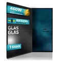 SUNNIVA Solarmodul 460 W FULL BLACK Bifazial Glas/Glas PV Modul Solarpanel - PMax 460W Bifacial N-Type, für Balkonkraftwerk oder PV Solar Anlage