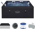 LAY-Z-SPA® ThermaCore™ Energiespar Whirlpool Stockholm AirJet™ mit App Steuerung, für 6 Personen, 164 x 164 x 65 cm, eckig