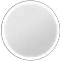 Kleankin Badezimmerspiegel mit LED Beleuchtung Ø 60 cm Kein Beschlagen Alurahmen