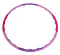 Simba 107402271 - Hula Hoop Reifen zum Zusammenstecken, 8 Teile, rosa und pink, 80cm Durchmesser, Sportreifen, Gymnastikreifen, Fitness