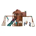Spielturm, Spielhaus mit Rutsche, Schaukel, Trapezstange, Backyard Discovery