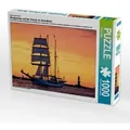 Ein Motiv aus dem Kalender Windjammer auf der Ostsee im Abendlicht (Puzzle)