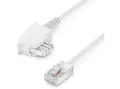 deleyCON deleyCON 6m TAE Anschlusskabel Routerkabel TAE-F auf RJ45 Stecker DSL LAN-Kabel