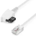 6m Router Kabel Telefon Kabel TAE-F Stecker auf RJ45 Stecker DSL VDSL Kabel