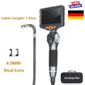TESLONG TD500 6.5MM Dual Lens Articulated Borescope Steering Inspection Camera