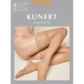 Kunert Satin Look 20 Halterloser Strumpf 1 Paar | S (I) | Cashmere (KU-0540)
