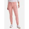 STOOKER WOMEN 5-Pocket-Jeans Florenz Colour Slim Fit Jeans Slim Fit Casual Clean Wash Denim Jeans für Damen rosa 42