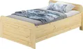 Seniorenbett extra hoch 120x220 Einzelbett Holzbett Massivholz Kiefer Zubehör wählbar V-60.42-12-220ohne Zubehör