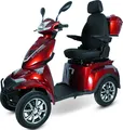 ECO ENGEL 530 Rot, 1000 Watt, 25 km/h,Elektromobil 4-Rad Roller