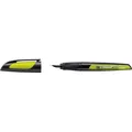 STABILO Füllhalter EASYbuddy L, Linkshänder, schwarz/lime