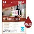 Skullpaper Kopierfolien Aufkleberfolie, A4, weiß, für Inkjetdrucker, 10 Blatt