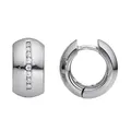 Heideman Ohrringe Damen Lines aus Edelstahl silber farbend poliert Ohrstecker für Frauen mit Stein Zirkonia weiss rund 1,5mm