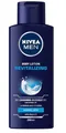 NIVEA Men 4er Pack Körper Lotion, 4 x 250 ml Flasche, Vitalisierende Body Lotion, zieht schnell ein, für normale bis trockene Haut