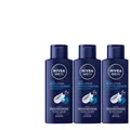 3x250ml NIVEA MEN Body Lotion Revitalisierend | Feuchtigkeitsboost & erfrischt