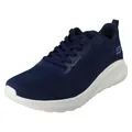 Damen Skechers Waschbare Memory Foam Vegane Schnürschuhe 117209 'Face Off'