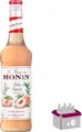 Lot de 6 Sirop Monin - Pêche blanche - 70cL