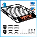Dachgepäckträger Korb 1175x915mm Tragfähigkeit 90,7kg Schwarz für Auto Zubehör