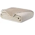 AmeliaHome Tagesdecke Tagesdecke Wohndecke Bettüberwurf Wendedesign leichte Allzweckdecke, Steppdecke beige 240 cm x 260 cm