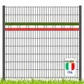 zaunzu Sichtschutz Fanartikel Italien für Doppelstabmatten Akzentstreifen