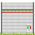 Sichtschutzstreifen Fanartikel Italien für Doppelstabmatten Akzentstreifen