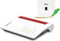 AVM FRITZ!Box 5530 Fiber (Glasfasermodem mit 2x2 Wi-Fi 6 (WLAN AX), bis zu 3 GBit/s, 2.5-Gigabit-LAN-Port