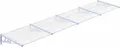 vidaXL Türvordach Grau und Transparent 396x90 cm Polycarbonat