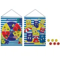 Schildkröt Roll-Up Dart Set, inkl. 2x3 Bälle | Werfen Wurfspiel Wurfscheibe Dart
