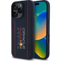 Red Bull RBHMP16X24SIOLRV iPhone 16 Pro Max 6,9" Hardcase Marineblau/Navy Silicone Vertical Logo MagSafe Schutzhülle - Blau