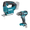 Makita SET DDF485Z 18V Akku Bohrschrauber + Akku-Stichsäge 18V DJV186Z ohne Akku