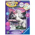 Ravensburger CreArt, Malen nach Zahlen - Magisches Einhorn
