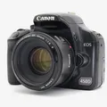 Canon EOS 450D 12.2 MP DSLR Kamera + Canon EF Lens 50mm 1:1.8 STM Objektiv