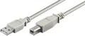 Wentronic USB 2.0 AB 180 LC HiSpeed 2.0, 1.8m, USB A, USB B, männlich/männlich, 1.8 m