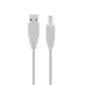 USB Kabel 2.0 Hi Speed Druckerkabel Scannerkabel 1.8 m grau USB A auf USB B