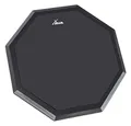 XDrum TF-8 TrueFeel Practice Pad 8" (Übungspad, Trainingspad, Spezialgummi-Oberfläche, sehr leise, Gewinde M8 für Stativ) schwarz