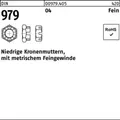 000979040050480300 Kronenmutter DIN 979 niedrig M 48 x3 Automatenstahl