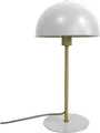 Leitmotiv - Tischleuchte Bonnet - Weiß - 20x20x39cm Tischlampe - Nachttischlampe, Wohnzimmer, Schlafzimmer