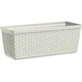 Poetic Poétic CASA MESH Blumenkasten Weiß 49,8 cm – Aqua Comfort System