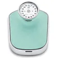 ADE Mechanische Waage Personenwaage analog BM 702-1 Felicitas (Gewichtswaage analog, Körperwaage im klassischen Design mit großer Skala und rutschfester Wiegefläche) grün