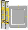 H3 EASYmaxx Fliegengitter Fenster Rahmen Einsatz Insekten Mücken Schutz Gitter N