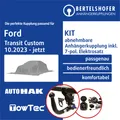 Für FORD Transit Custom Typ V710 / NRN 10.2023-jetzt AHK abn +7pol sp. E-Satz