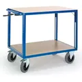 Rollcart Höhenverstellbarer Tischwagen mit 2 Etagen