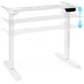 Multidesk Comfort Höhenverstellbarer Schreibtisch Elektrisch 62-128 Cm Höhe Weiß