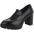 Ital-Design Elegante Blockabsatzschuhe für Damen mit modischer Schnalle High-Heel-Pumps (90793552) Blockabsatz Pumps in Schwarz schwarz 39 EU