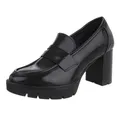 Ital Design Damen Pumps mit Blockabsatz, runde Spitze, Schwarz, Gr. 39